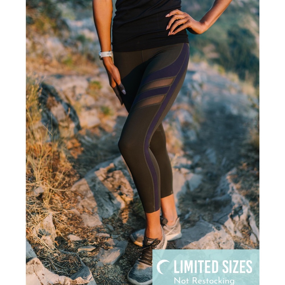 Zyia dark olive mesh luxe 24” legging